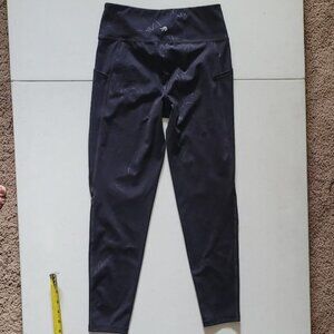 Women's Ideology black yoga pants with deep pockets -Size S